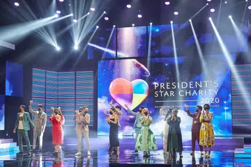 ACARA BERBEZA: Acara President's Star Charity tahun ini, yang disiarkan secara langsung pada Ahad lalu, diadakan tanpa penonton buat pertama kalinya dek pandemik Covid-19. - 