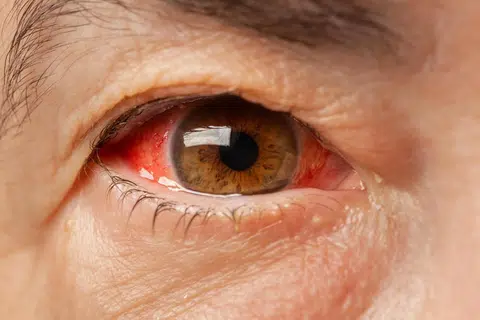 KESAN KONJUNKTIVITIS: Mata menjadi merah akibat keradangan pada membran halus mata dan ia mudah berjangkit.