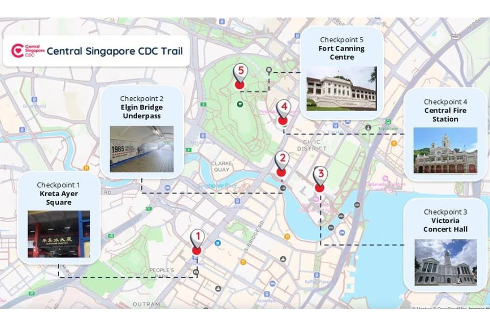 Jejak Berjalan Kaki CDC Central Singapore.
