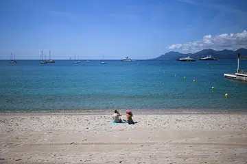 Sebuah pantai di Perancis