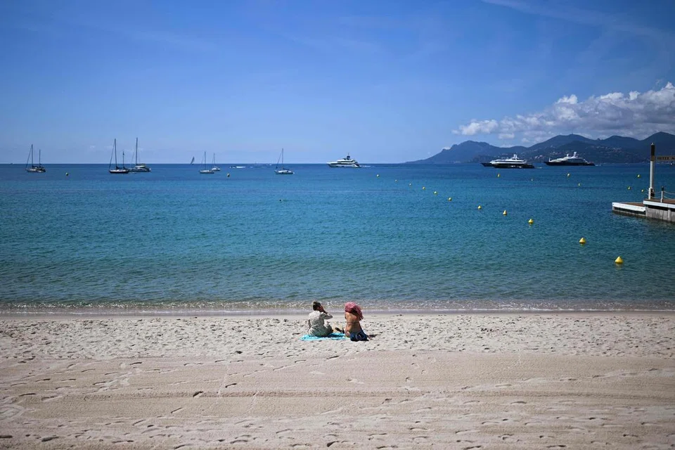 Sebuah pantai di Perancis