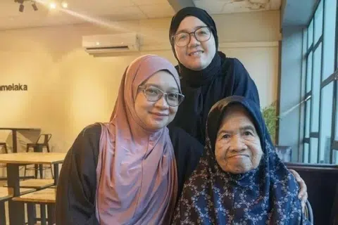 nenek S’pura hidup sendirian di Melaka, dibantu warga M’sia, pemandu e-hailing wanita 