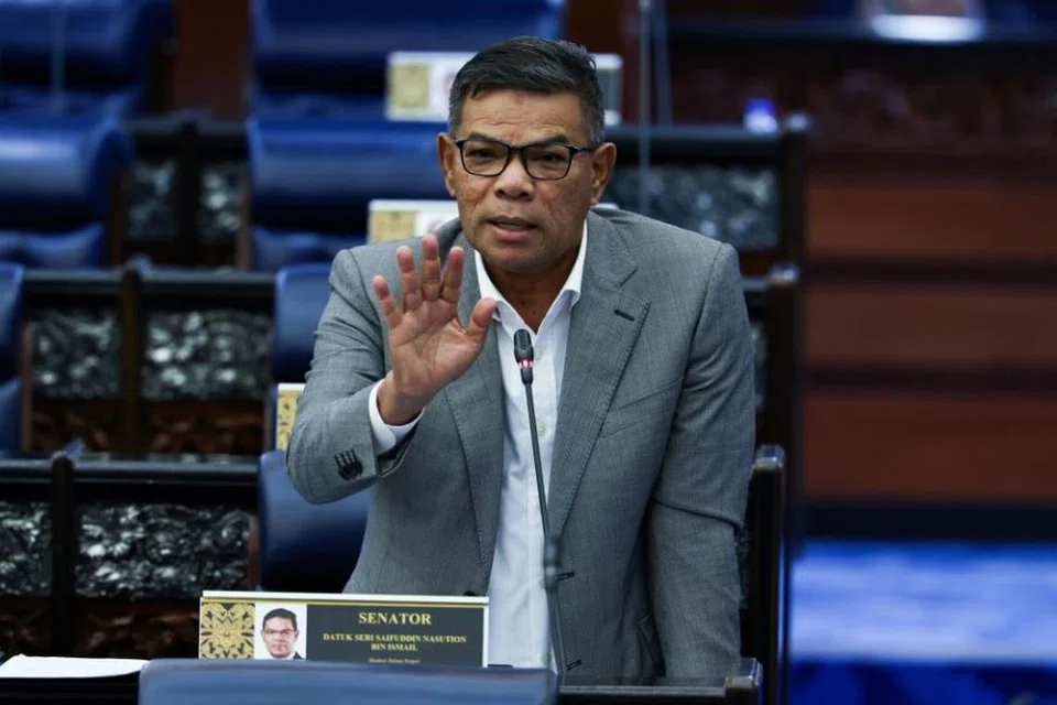 Menteri Dalam Negeri Malaysia, Datuk Seri Saifuddin Nasution Ismail.
