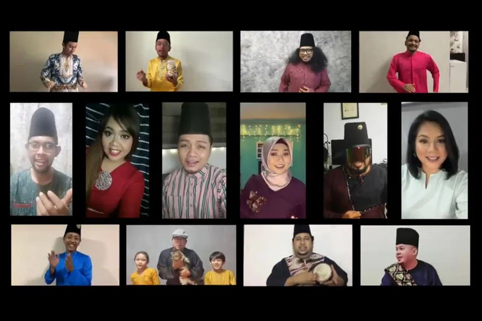 CERIA LEBARAN: Nobat Kota Singa menghasilkan 'single' pertama, 'Aidilfitri Bahagia', yang mengekalkan unsur tradisi lagu malar segar berlebaran dengan kesegaran idea masa kini. - Foto ihsan NOBAT KOTA SINGA