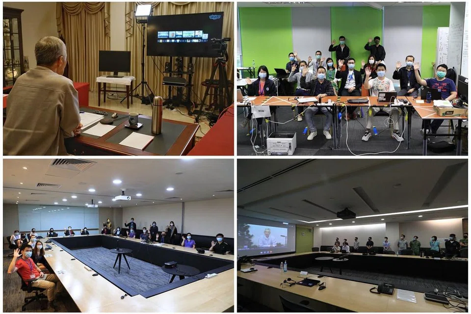 Mereka menggunakan kemudahan teknologi tinggi serta "sentuhan peribadi" sendiri dan telah berusaha dengan sedaya upaya untuk menangani isu dormitori, kata Perdana Menteri Encik Lee Hsien Loong pada 12 Jun 2020. - FOTO: MCI 