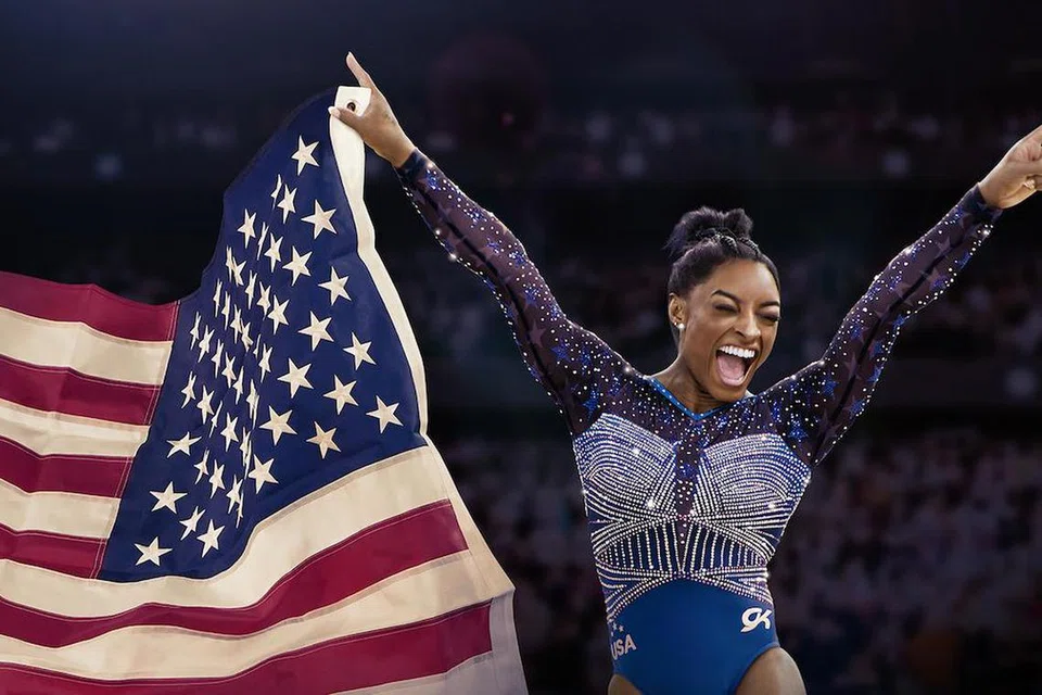 Simone Biles dalam filem yang mendokumentasikan perjalanan hidupnya sebagai bintang gimnastik.