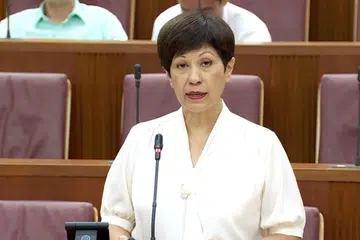 GERAN BANTUAN BAYI: Cik Indranee Rajah umum Geran Bantuan Bayi berjumlah $3,000 akan diberi kepada ibu bapa menjelang Julai.