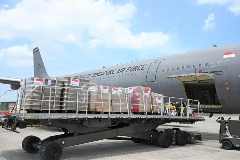 Pesawat Tentera Udara Republik Singapura (RSAF) yang membawa bantuan kemanusiaan untuk penduduk Gaza termasuk makanan, bekalan perubatan dan barangan bantuan lain telah tiba di Jordan.