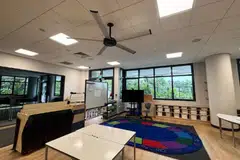 kipas sekolah, cat sejuk, bilik darjah