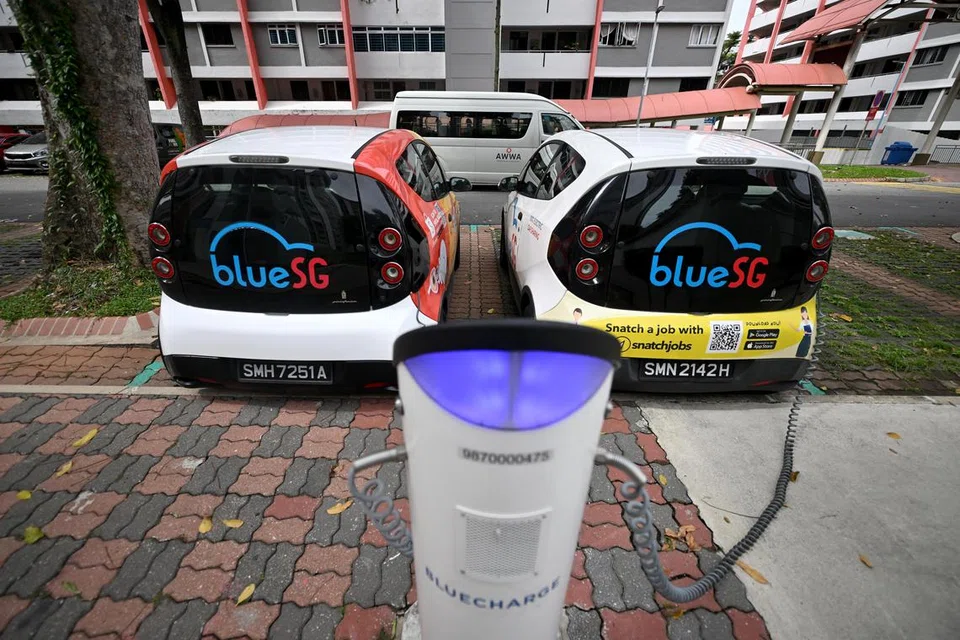 BlueSG, gantung khidmat, kongsi kereta