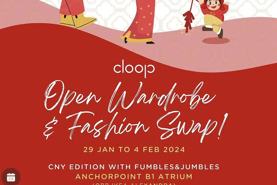 MUDAH DAN JIMAT: Cloop menyediakan tong kitar semula tekstil mereka di seluruh pulau untuk memudahkan orang ramai meletakkan barangan yang ingin didermakan.