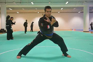 SEMANGAT MEMBARA: Shakir ingin menebus kembali kekalahan yang dialami pada kejohanan dunia yang lalu dan kini ingin merebut kembali gelaran juara dunia. - Foto FAKHRURADZI ISMAIL