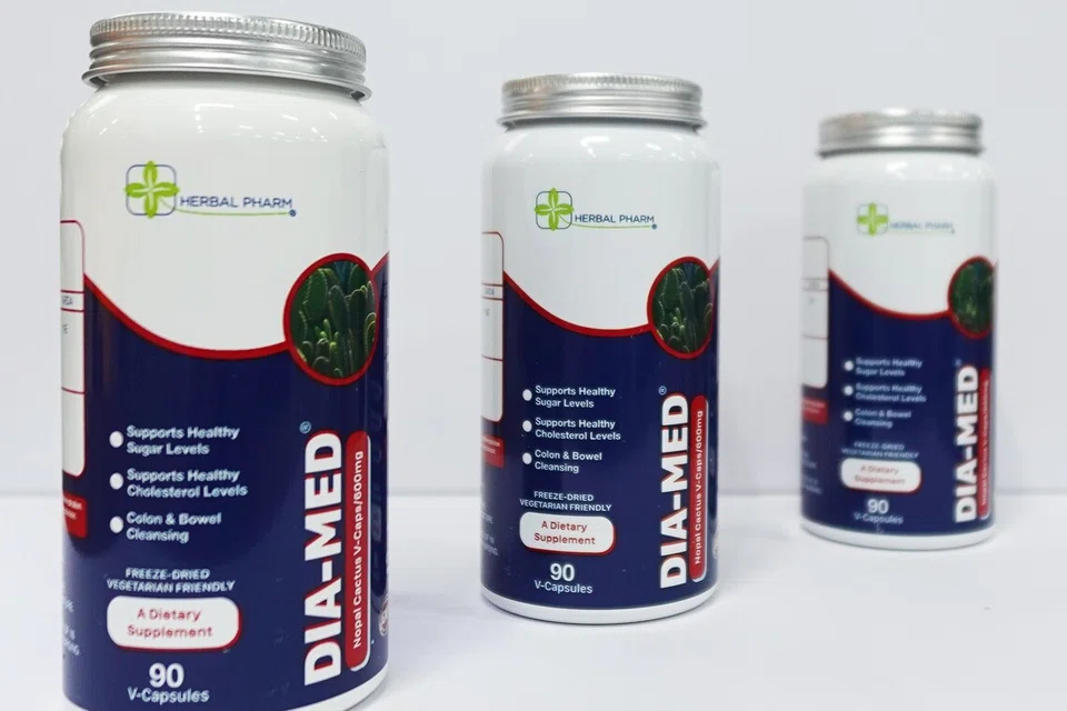 Produk Dia-Med, suplemen kesihatan bermutu daripada Herbal Pharm.