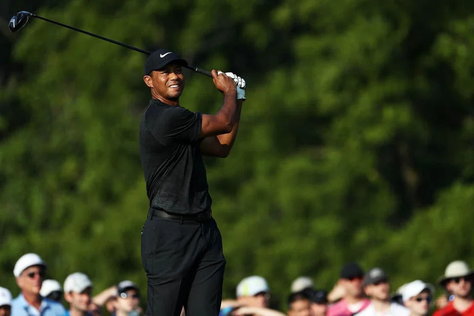 MASIH MAMPU: Tiger Woods tunjukkan kecemarlangan di Kejohanan PGA di Bellerive Country Club pada Ogos tahun lalu di St Louis, Missouri. - Foto AFP