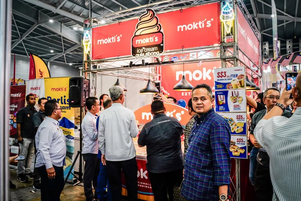 Selain pameran kecantikan dan pelancongan, Malaysia Fest 2024 juga menampilkan pameran makanan, antaranya jenama aiskrim Mokti’s yang bermulanya dari Perlis.  
