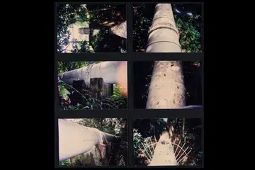 TEMPAT SASARAN SERANGAN: Gambar-gambar yang dipetik semasa anggota JI melakukan pengintipan di Stesen PUB Woodlands, Kolam Air Bukit Panjang dan paip saluran air dan Hutan Simpanan Bukit Timah.