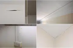 Sekurang-kurangnya empat isi rumah yang tinggal di tingkat atas di estet Jalan Tenaga di Bedok mengalami keretakan pada flat mereka.