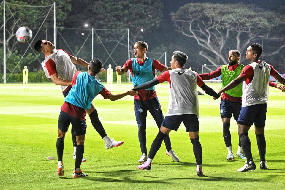 Pemain Singapura giat membuat persiapan bagi aksi kelayakan Piala Dunia menentang China pada 21 dan 26 Mac.