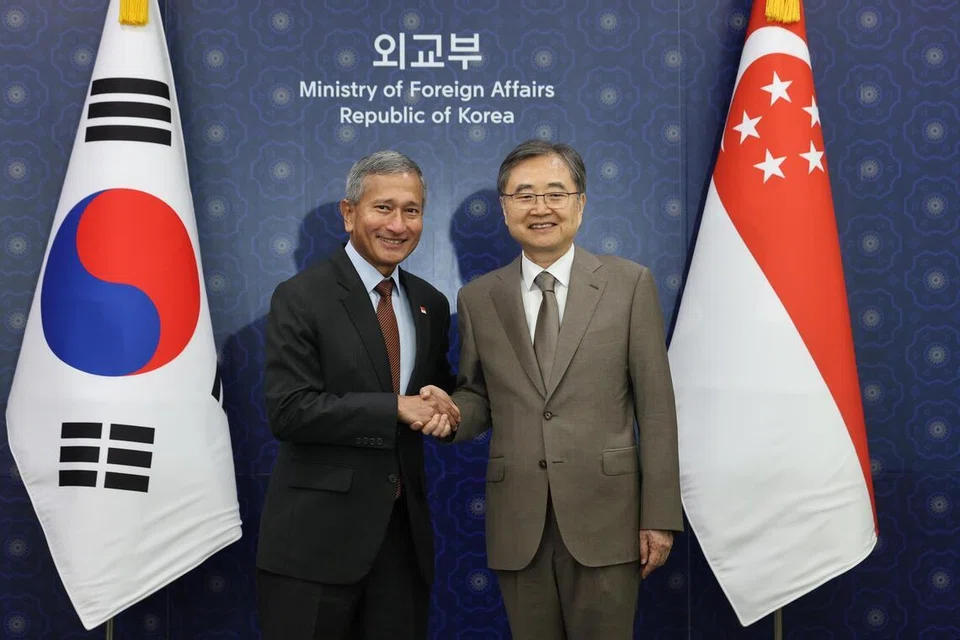 Singapura Korea Selatan perkongsian strategik, hubungan dua hala Singapura Korea Selatan, kerjasama serantau Asean