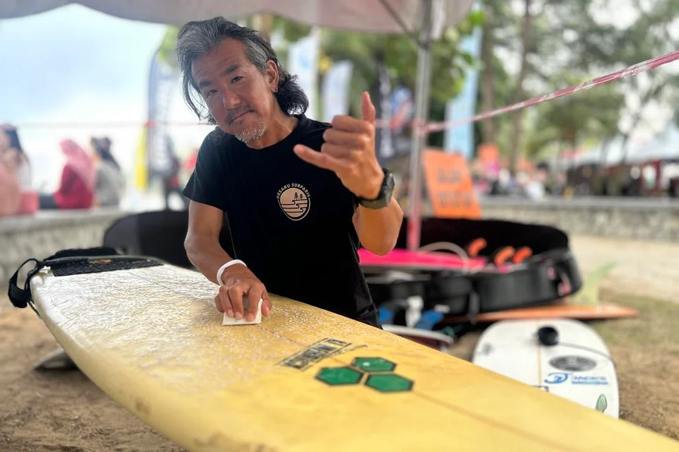 Peserta dari Jepun, Encik Mikihiko Shiraishi, 51 tahun.