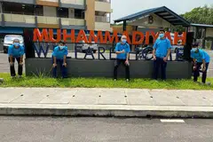 TERSERGAM INDAH: Bangunan baru RKM tersergam indah berhampiran persisiran pantai Pasir Ris. Setiap kelompok dilengkapi dengan ruang makan masing-masing. - Foto RKM