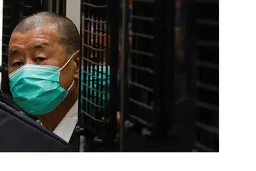 ENCIK JIMMY LAI: Hartawan dan aktivis Hong Kong ini menghadapi dakwaan menghasut.