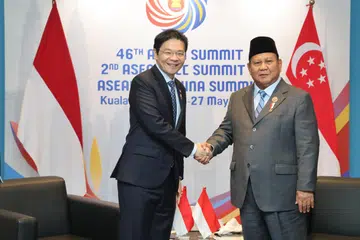 Rahat Pemimpin Singapura-Indonesia, Presiden  Prabowo Subianto, PM Wong
