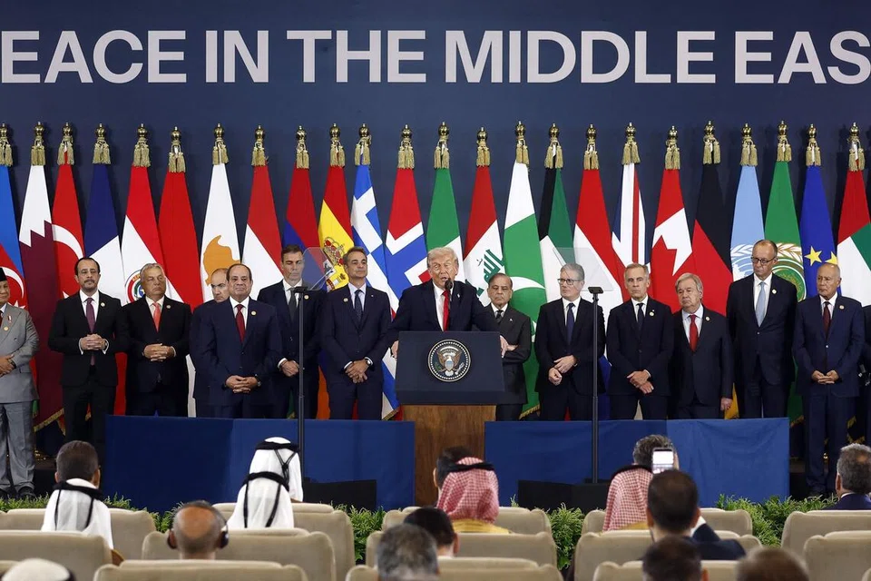 donald trump, gaza peace process, Sharm el-Sheikh pada 13 Oktober. 