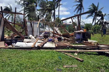 BANTUAN DIHULURKAN: Pemerintah Singapura akan menyumbang AS$50,000 ($66,000) bagi menyokong kerja-kerja bantuan bencana di Fiji menyusuli Siklon Yasa. - Foto AFP