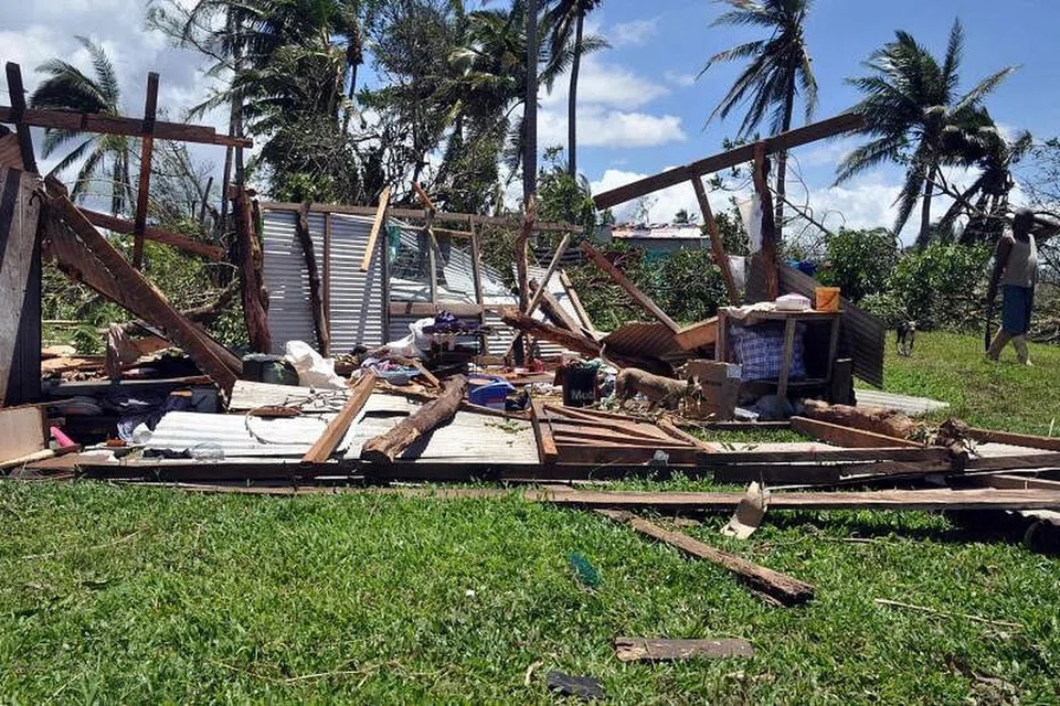 BANTUAN DIHULURKAN: Pemerintah Singapura akan menyumbang AS$50,000 ($66,000) bagi menyokong kerja-kerja bantuan bencana di Fiji menyusuli Siklon Yasa. - Foto AFP