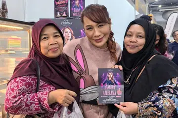 Amelina, kerjaya seni, Singapura, acara kenal suai, malam dangdut menyanyi bersama amelina, verona ballroom, ratu dangdut malaysia, sayang memang sayang