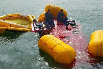 Pesawat helikopter milik Agensi Penguatkuasaan Maritim Malaysia terhempas di Pulau Angsa, Selangor, pada 5 Mac. 
