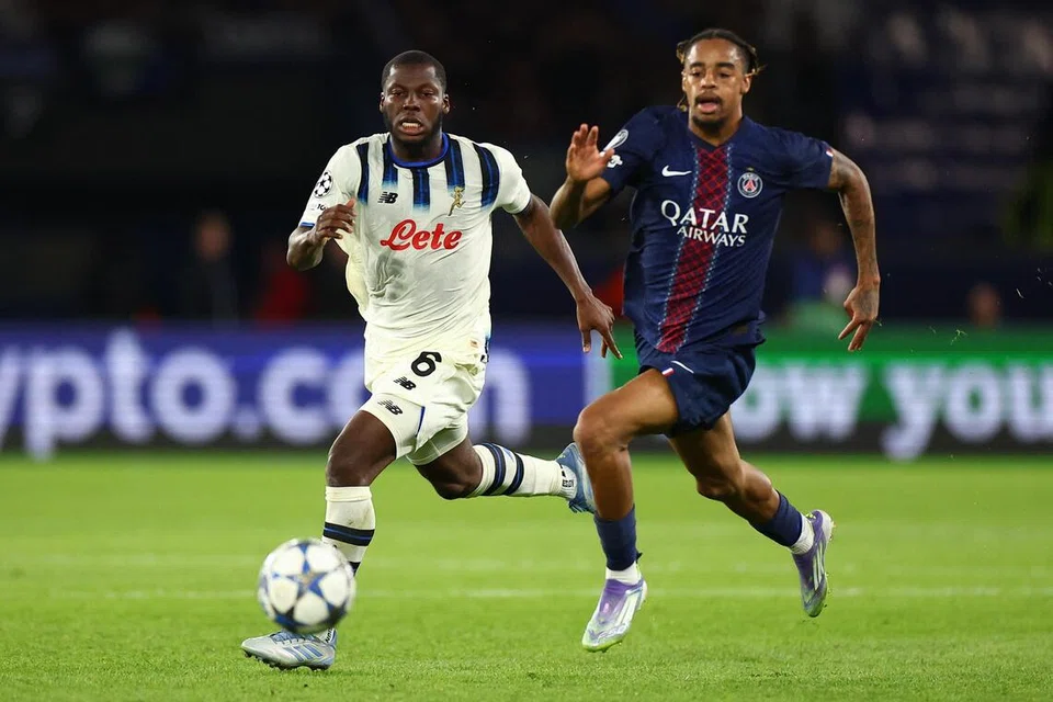 bola sepak, Paris St Germain (PSG), Atalanta, Liga Juara-Juara Eropah