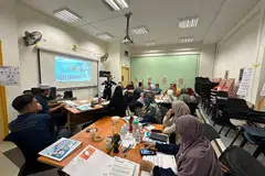 Pegawai Masjid Ar-Raudhah termasuk ahli lembaga pentadbir, menghadiri kursus dua hari ‘Latihan Kecemerlangan Perkhidmatan’ demi meningkatkan kemahiran, berlangsung pada Jun lalu. 