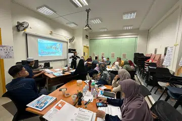 Pegawai Masjid Ar-Raudhah termasuk ahli lembaga pentadbir, menghadiri kursus dua hari ‘Latihan Kecemerlangan Perkhidmatan’ demi meningkatkan kemahiran, berlangsung pada Jun lalu. 