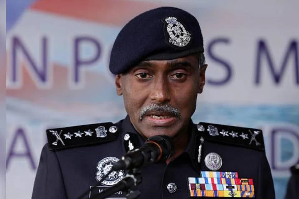 Ketua Polis Johor, Pesuruhjaya M Kumar.
