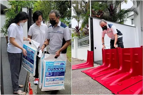 ELAK BANJIR: Alat perlindungan banjir boleh disiapkan dengan cepat semasa hujan lebat, kata PUB. FACEBOOK PUB