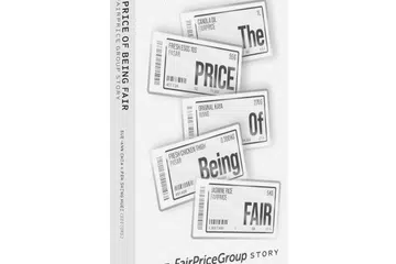 MERAKAM SEBUAH PERJALANAN: Buku ‘The Price of Being Fair: The FairPrice Group Story’ (Harga Untuk Berlaku Adil: Kisah FairPrice Group) setebal 200 halaman ini  mengisahkan perkembangan, cabaran dan pencapaian pasar raya NTUC FairPrice dalam usaha memenuhi keperluan harian dan cita rasa masyarakat di tengah-tengah persaingan sengit yang dihadapi dari masa ke masa.