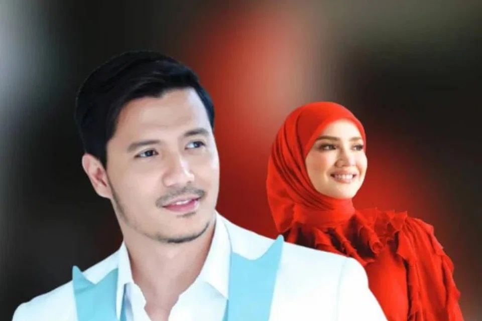 Pelakon popular Malaysia, Fattah Amin dan mantan isterinya, Fazura. 