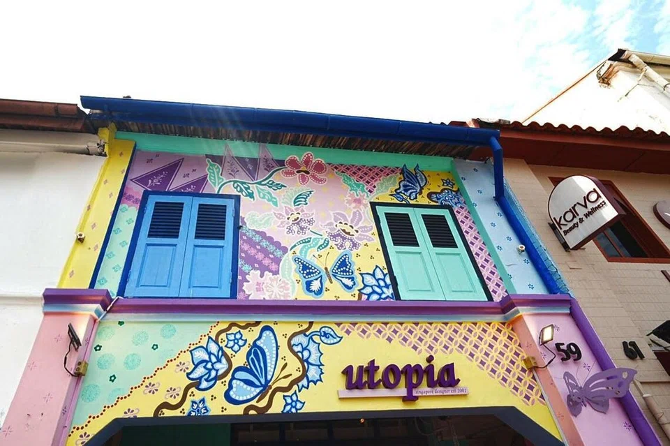 wall mural, shophouse, batik mural take down, URA appeal, Utopia