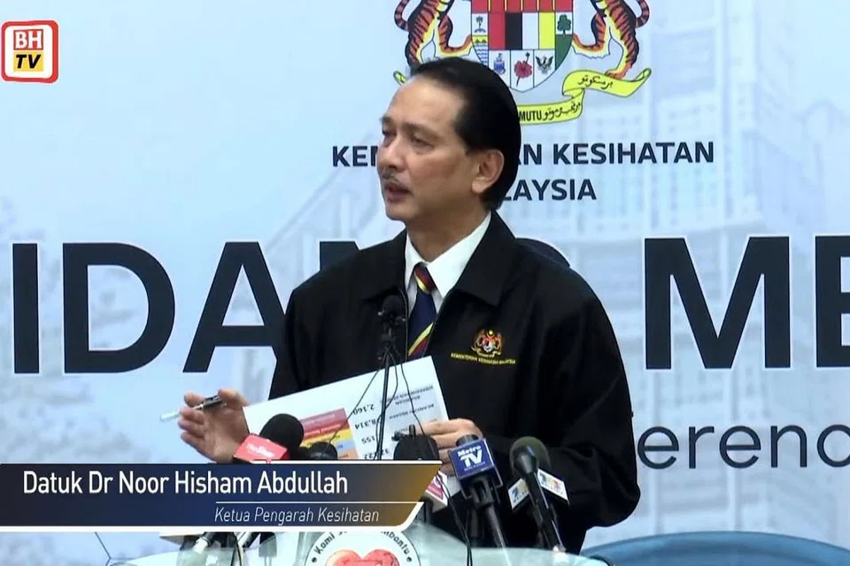 PENULARAN VIRUS: Menurut Ketua Pengarah Kesihatan Malaysia, Dr Noor Hisham Abdullah, hingga jam 12 tengah hari tadi, terdapat 31 jangkitan baharu dilaporkan, menjadikan jumlah kes positif Covid-19 di Malaysia adalah sebanyak 5,851 kes.