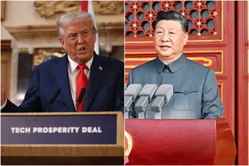 Presiden Amerika Syarikat Encik Donald Trump, Presiden China Encik Xi Jinping 