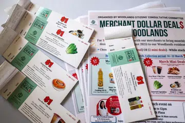 Penduduk yang layak boleh menggunakan baucar khas untuk menikmati tawaran $1 di Woodlands.