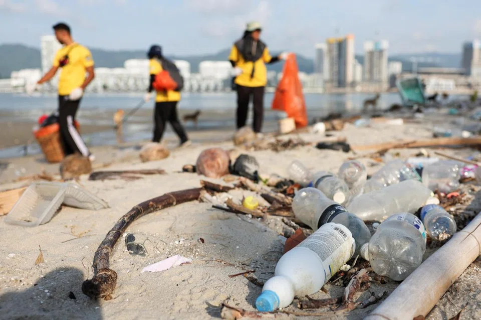 Bagi rakyat Malaysia di George Town, Pulau Pinang, kumpulan sukarelawan menjalankan kerja membersihkan pantai dengan mengutip sampah sempena Hari Bumi.