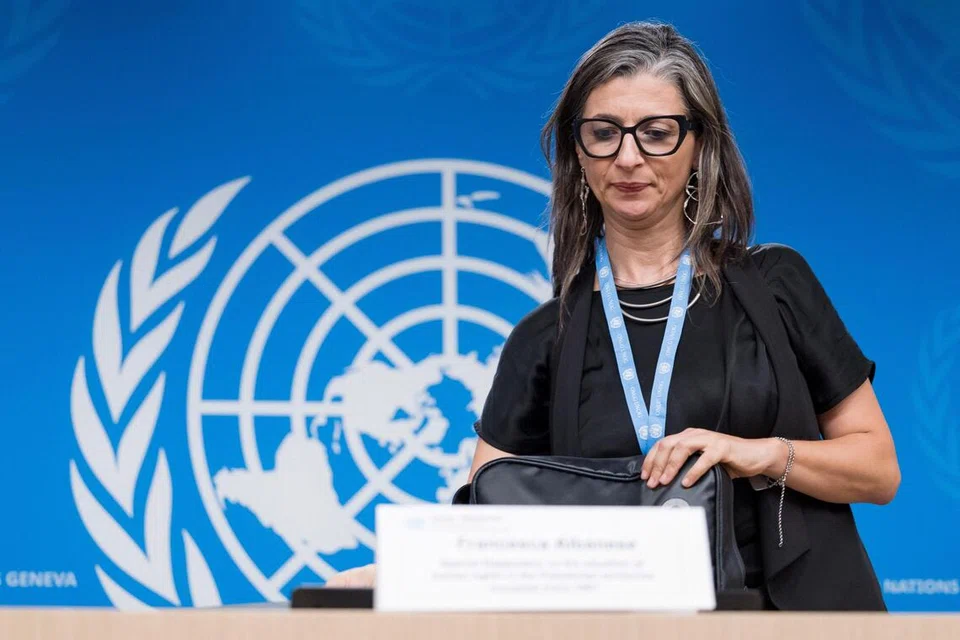 Cik Francesca Albanese, PBB, Geneva