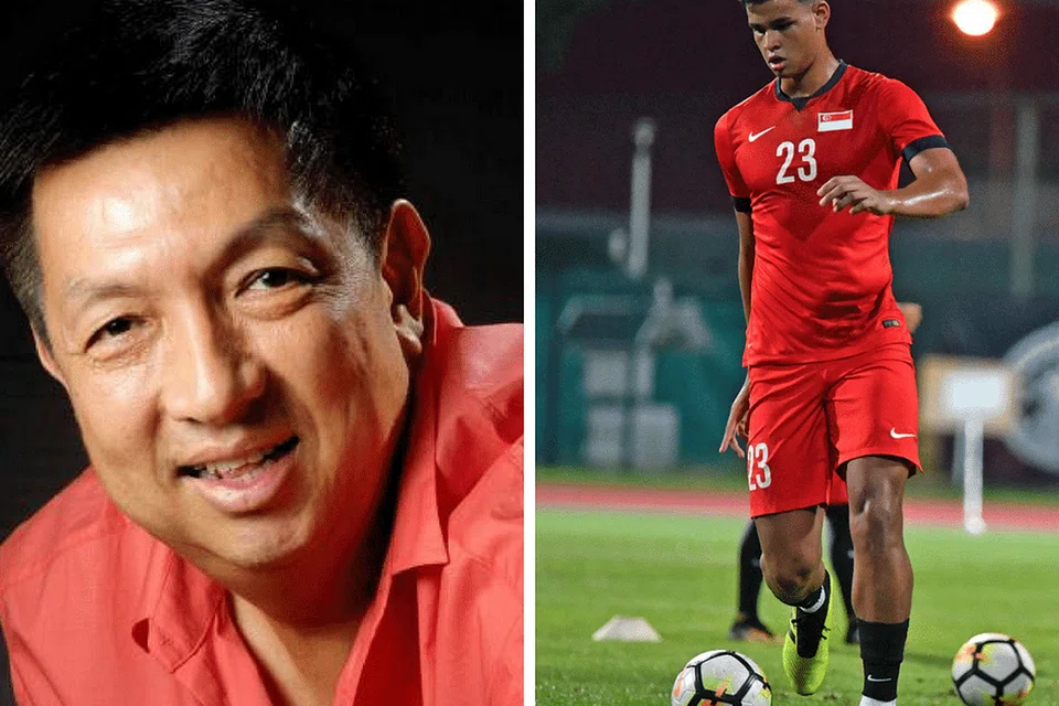 TOLAK KONTRAK BRAGA: Peter Lim (kiri) kecewa dengan keputusan Irfan menolak tawaran kontrak oleh Braga.