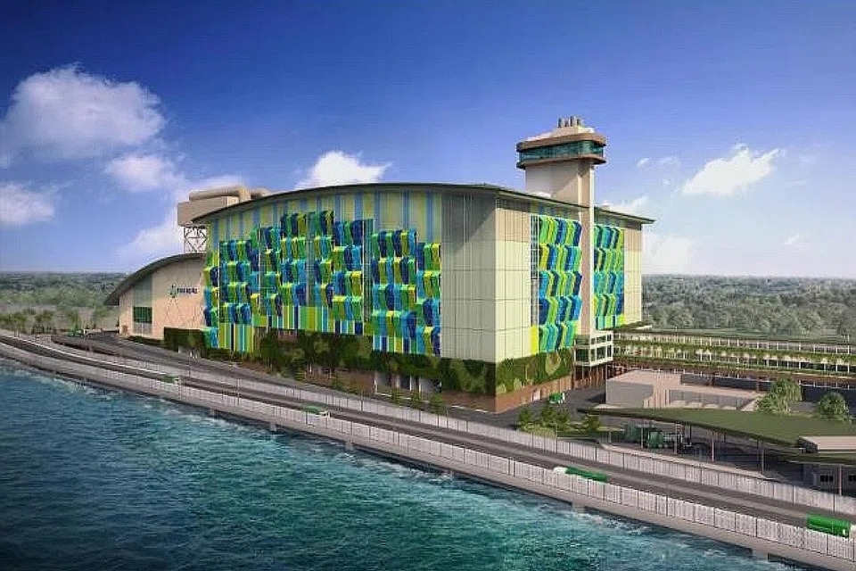 YANG PERTAMA: Kemudahan Pengurusan Sisa Bersepadu (IWMF) oleh Agensi Alam Sekitar (NEA) di Tuas Nexus merupakan inisiatif pertama Singapura untuk memanfaatkan potensi sinergi perhubungan antara air-tenaga-sisa dengan mengintegrasikan air terpakai dan proses rawatan sisa untuk menjana tenaganya sendiri. - Foto NEA