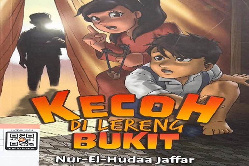 Kecoh Di Lereng Bukit 

Berlatarbelakangkan Singapura pada 1957, novel ini mengisahkan tentang penculikan seorang kanak-kanak lelaki yang merupakan anak seorang tauke Cina. Selain mengandungi unsur saspens, watak-watak dalam novel ini juga membuat alur cerita lebih menarik. Seperti contoh watak Adi, seorang kanak-kanak berumur sembilan tahun yang menyeret selipar merah ke mana-mana sahaja dia pergi dan menjadikan selipar itu pelbagai benda dan haiwan mengikut imaginasinya.

Nombor Panggilan: J SING NUR