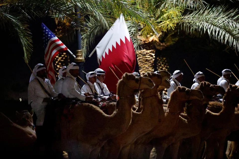 qatar visit, donald trump, lusail