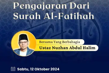 Siri Tadabbur QuranSG bersama Ustaz Muhamad Nuzhan Abdul Halim dalam syarahan bertajuk, ‘Pengajaran Dari Surah Al-Fatihah’.